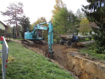 Tiefbau Erdarbeit Baumeister