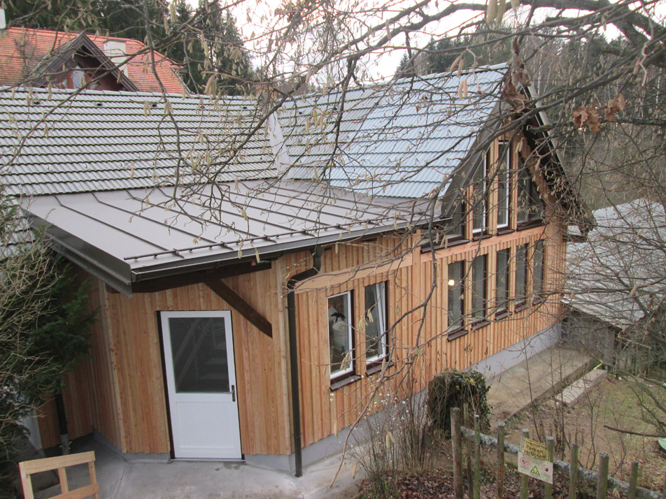 Holzriegel Hausbau Zimmerei Baumeister Fertigteilhaus Holzbau Massivbau