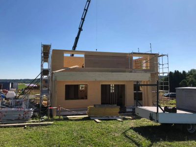 Gmünd Hausbau Holzbau Zimmerei Baumeister Fertigteilhaus