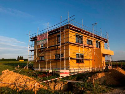 Hausbau Holzbau Zimmerei Baumeister Fertigteilhaus