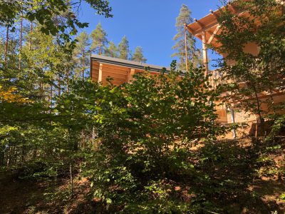 Campingplatz Dobra Seehütte Holzbau Holzriegel Hausbau Baumeister Niederösterreich Wien