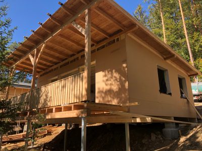 Campingplatz Dobra Seehütte Holzbau Holzriegel Hausbau Baumeister Niederösterreich Wien