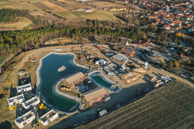 Kittenberger Erlebnisgärten Langenlois, Holzbau, Holzriegel, Zimmerei