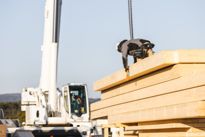 Kittenberger Erlebnisgärten Langenlois, Holzbau, Holzriegel, Zimmerei