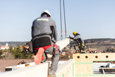 Kittenberger Erlebnisgärten Langenlois, Holzbau, Holzriegel, Zimmerei