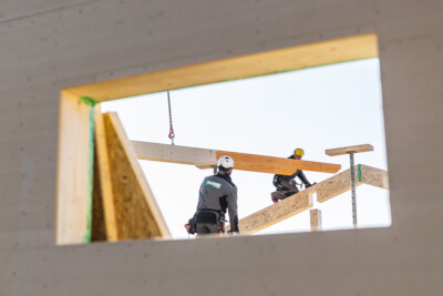 Kittenberger Erlebnisgärten Langenlois, Holzbau, Holzriegel, Zimmerei