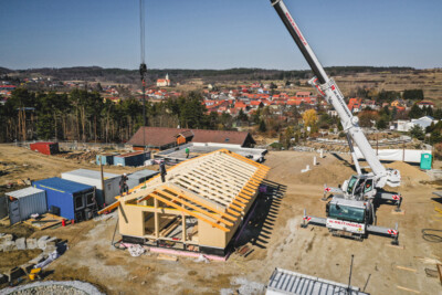 Kittenberger Erlebnisgärten Langenlois, Holzbau, Holzriegel, Zimmerei