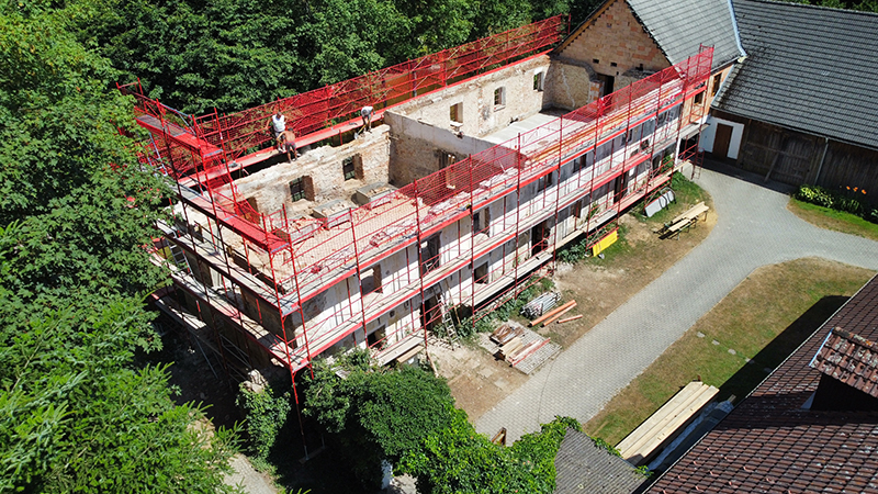Schwarzmühle Waldviertel, Sanierung, Renovierung,