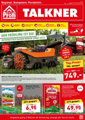 Flugblatt Talkner Titelseite